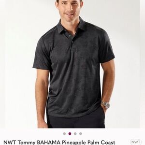 NWT Tommy BAHAMA Pineapple Palm Coast IslandZone® Polo Size M